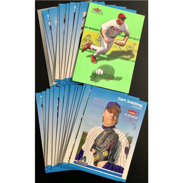 2002 FLEER PLATINUM BASEBALL COLLECTION - 25 CARDS