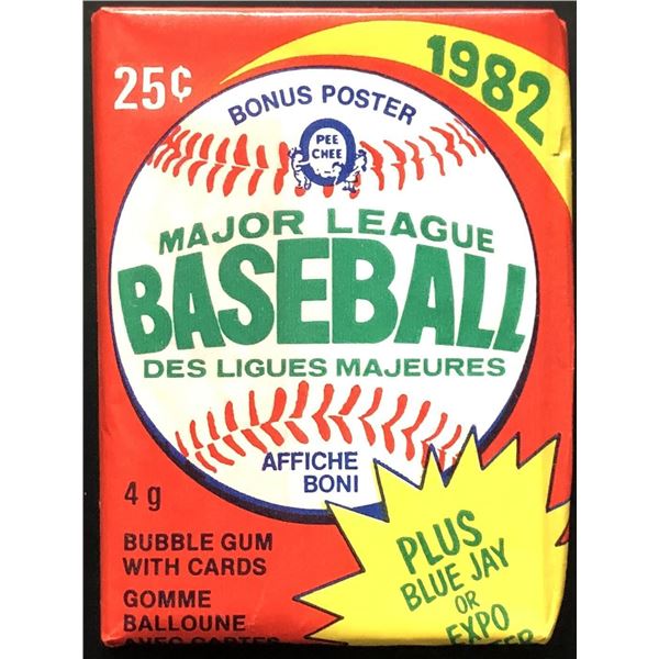 1982 O-PEE-CHEE BASEBALL WAX PACK
