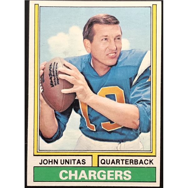 1974 TOPPS JOHNNY UNITAS (HOF)