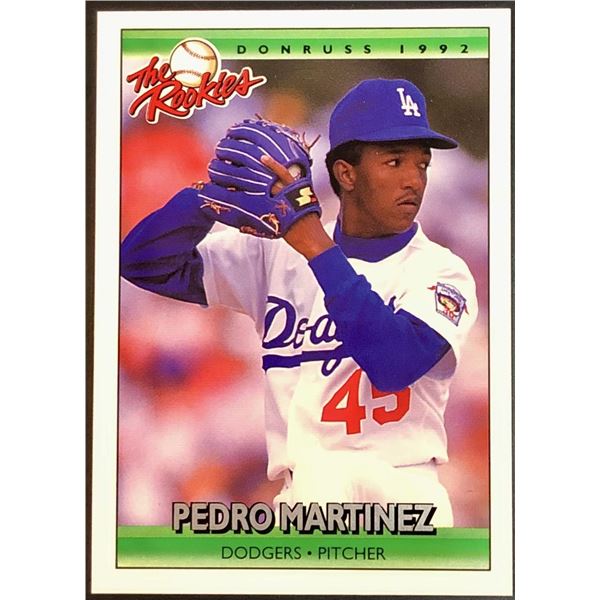 1992 DONRUSS ROOKIES PEDRO MARTINEZ (HOF) ROOKIE CARD