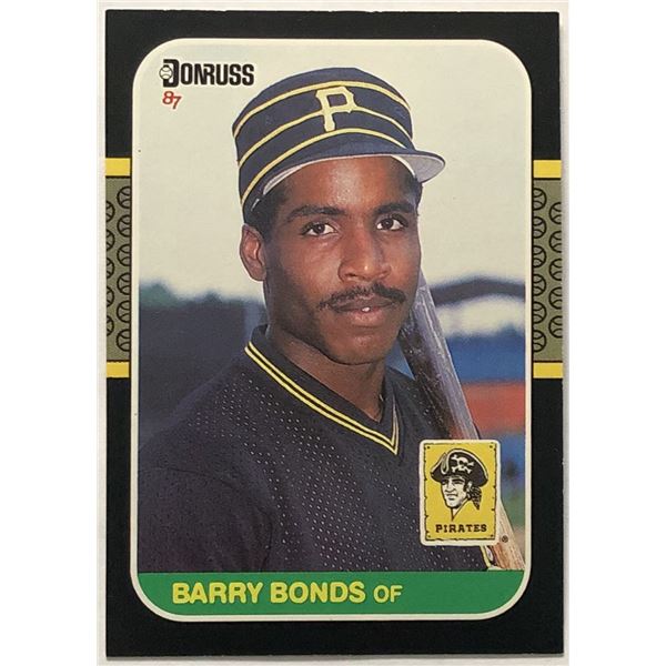 1987 DONRUSS BARRY BONDS ROOKIE CARD