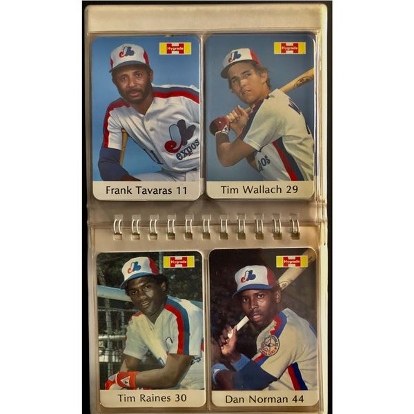 1982 HYGRADE MEATS MONTREAL EXPOS SET WITH ALBUM