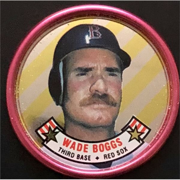 1988 TOPPS BASEBALL COINS - WADE BOGGS (HOF)