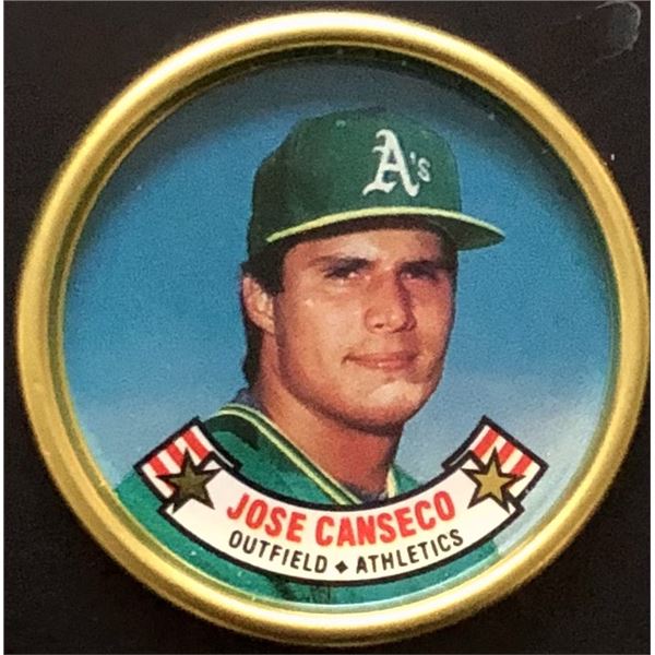 1988 TOPPS BASEBALL COINS - JOSE CANSECO