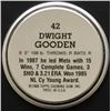Image 2 : 1988 TOPPS BASEBALL COINS - DWIGHT GOODEN