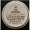 Image 2 : 1988 TOPPS BASEBALL COINS - TIM RAINES (HOF)