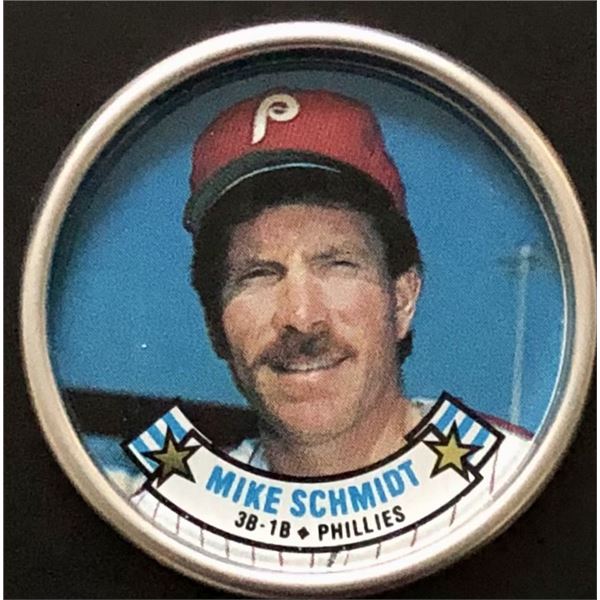 1988 TOPPS BASEBALL COINS - MIKE SCHMIDT (HOF)