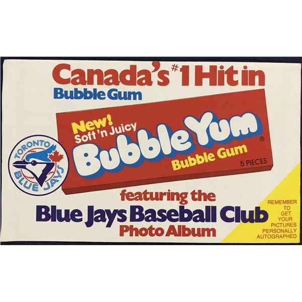 1979 BUBBLE YUM TORONTO BLUE JAYS - COMPLETE SET