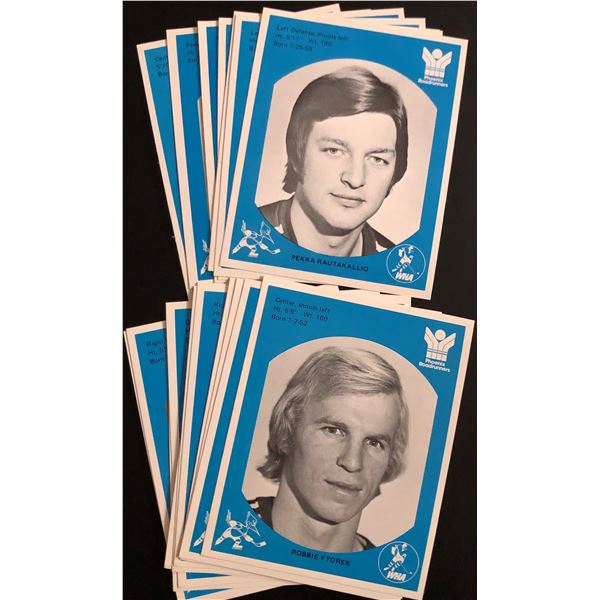 1976-77 WHA PHOENIX ROAD RUNNERS TEAM ISSUE - COMPLETE SET