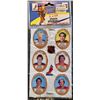 Image 1 : 1983-84 NHL PUFFY STICKERS - GUY LAFLEUR / MARK MESSIER (HOF)