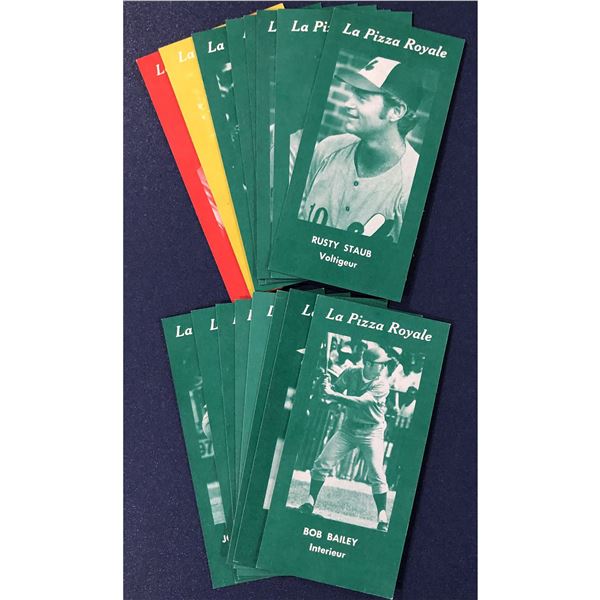 1971 PIZZA ROYALE MONTREAL EXPOS COMPLETE SET