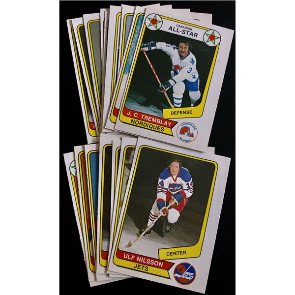 1976-77 O-PEE-CHEE WHA COLLECTION - 25 CARDS