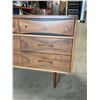 Image 3 : Mid Century 9 Drawer Dresser - Approx: 62 x17 & 31"T