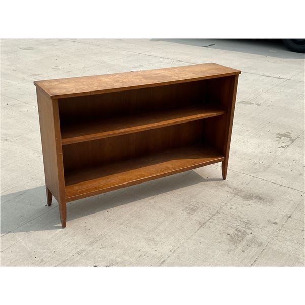 Mid Century Open Display Shelf / Bookcase - Approx: 48 x 17 & 30.5"T