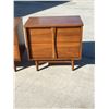 Image 2 : Pair Mid Century Night Stands / Side Tables - Approx: 24 x 15 & 22"T