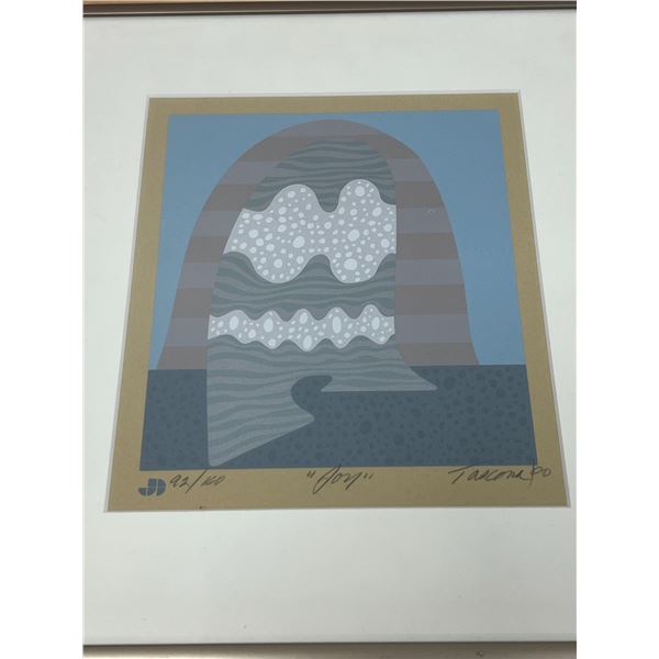 Tony Tascona "Joy" 92/160 Framed Print - Frame approx: 10.75 x 11.75"