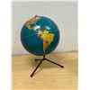 Image 1 : 8" Tin Litho Replogle Globe on Tripod Base (about 11" total height)