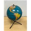 Image 3 : 8" Tin Litho Replogle Globe on Tripod Base (about 11" total height)