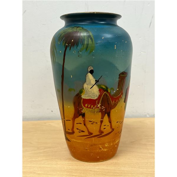 1930s Medalta Potteries Hand Made Vase 9"T