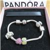 Image 4 : PANDORA bracelet with 6 charms in a PANDORA box