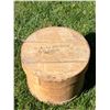 Image 2 : Antique Wooden Cheese Box - G&L Pocock Emerson - approx: 17.25"W 13.5"T