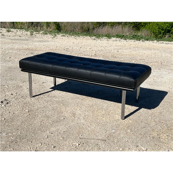 Heavy Duty Steel Frame Upholstered Bench - Approx: 48 x 20 & 16"T