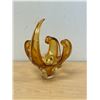 Image 3 : Chalet / Lorraine Canadian Art Glass Centre Piece - Approx: 11"T 9"W