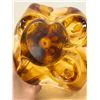 Image 6 : Chalet / Lorraine Canadian Art Glass Centre Piece - Approx: 11"T 9"W