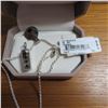 Image 1 : 24" 925 Silver chain and pendant.  Chain is brand new with tags still on