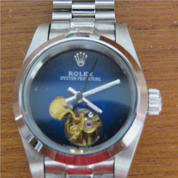 ROLEX? Oyster Perpetual ladies watch.  Appears unused.  No COA - please see photos