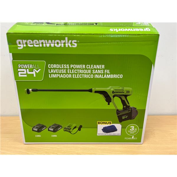 Greenworks Cordless Power Cleaner 24V