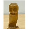 Image 3 : Norman Peterson (Winnipeg) Carved Owl Figure 4.25"
