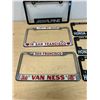 Image 2 : Vintage Metal & Plastic License Plate Brackets - car and motorcycle