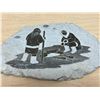 Image 2 : Signed Dano Soapstone Carving Approx: 9.5x5.5"