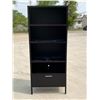Image 2 : Good Quality Baronet Canadian Open Shelf with bottom Drawer Approx: 30x16 & 72"T
