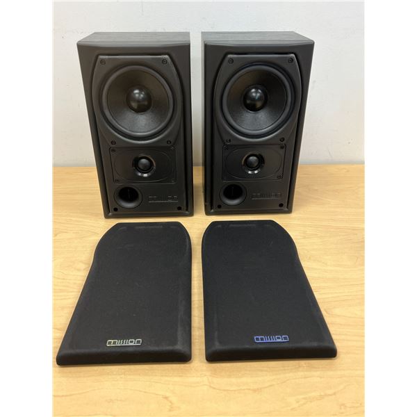 Mission Bookshelf Speakers 8x7 & 12.25"T not tested