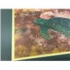 Image 4 : Framed Turtle Art piece - Frame Approx: 21.5x17.5"