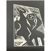 Image 4 : Unusual Abstract Art Piece - Smaller Frame approx: 10.25x12.25"