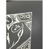 Image 6 : Unusual Abstract Art Piece - Smaller Frame approx: 10.25x12.25"