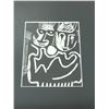 Image 1 : Unusual Abstract Art Piece - Smaller Frame approx: 10.5x9.5"