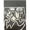 Image 4 : Unusual Abstract Art Piece - Smaller Frame approx: 10.5x9.5"