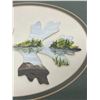 Image 3 : Irene Patterson Acrylic on Oak Leaf Frame approx: 10.25x12.25"