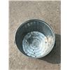 Image 3 : Galvanized Trash Can Approx: 15"W 16"T