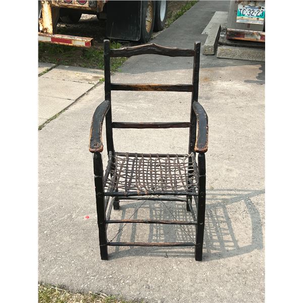 Primitive Arm Chair - one arm is loose - chair is a little loose overall - see all photos