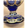 Image 4 : Cobalt Blue Crystal Vase 8.25"T 6"W