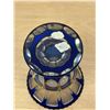 Image 6 : Cobalt Blue Crystal Vase 8.25"T 6"W