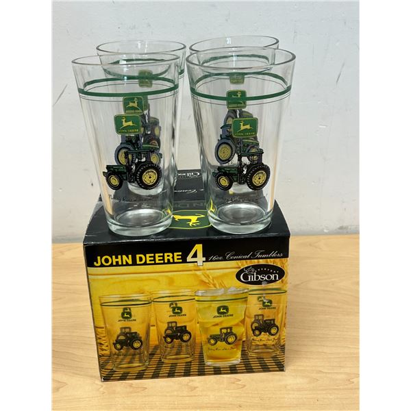 Gibson John Deere Drink Glasses - set of 4