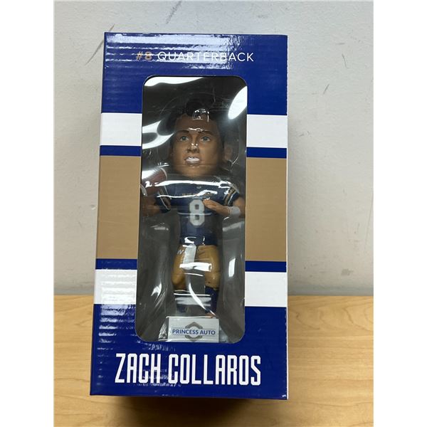 New Zach Collaros Winnipeg Blue Bombers Bobblehead