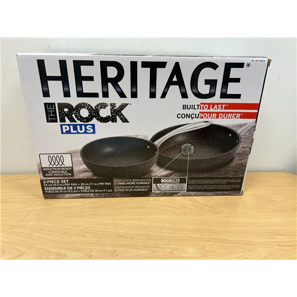 Heritage The Rock Plus Fry Pans 9.5 & 11" see all photos