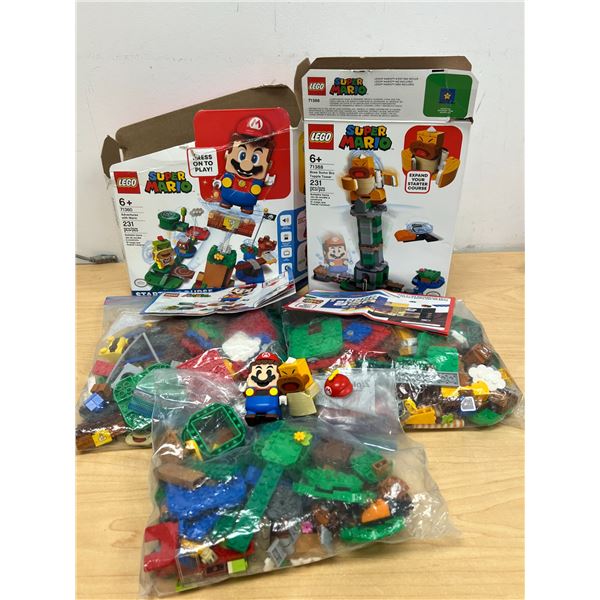2 LEGO Super Mario used and open boxes, not verified - see all photos